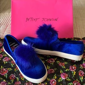 Zappp blue vel shoes